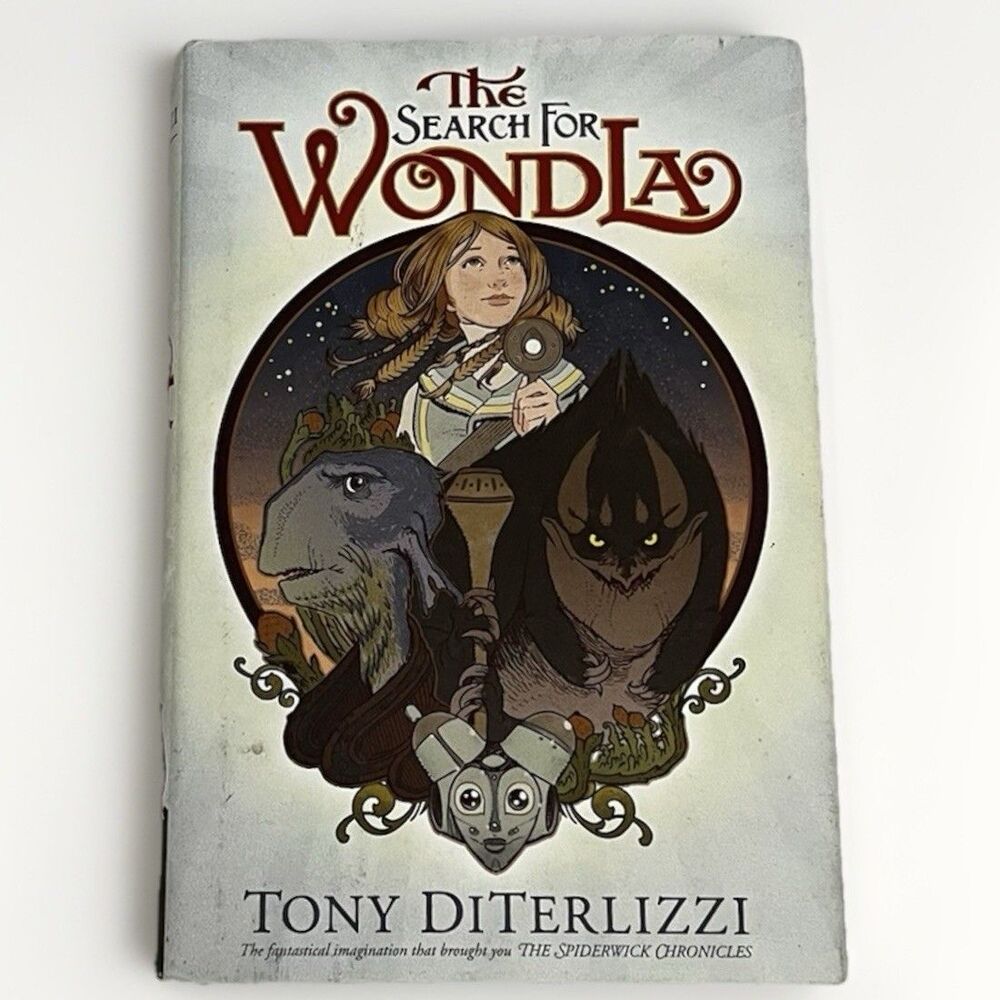 The Search for WondLa Tony DiTerlizzi Hardcover Fantasy Sci-Fi Adventure Fiction